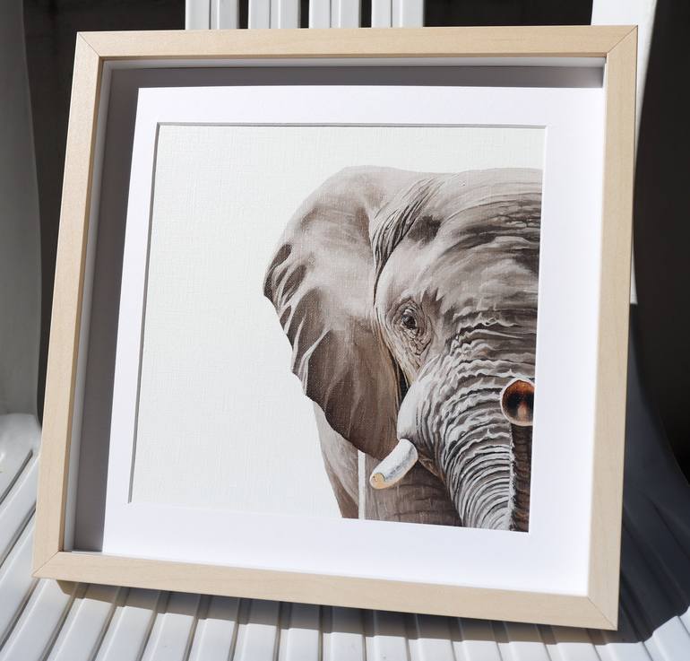 Original Photorealism Animal Painting by Milie Lairie