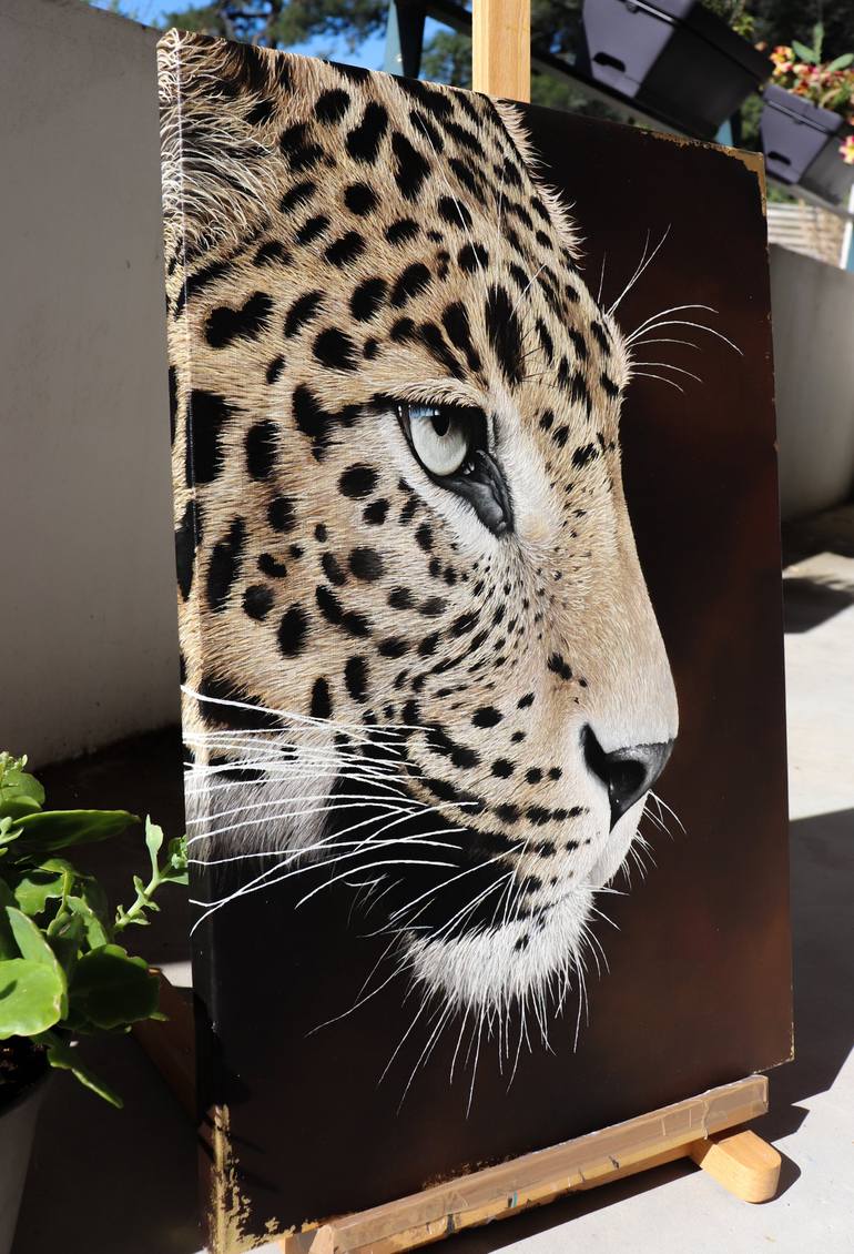 Original Photorealism Animal Painting by Milie Lairie