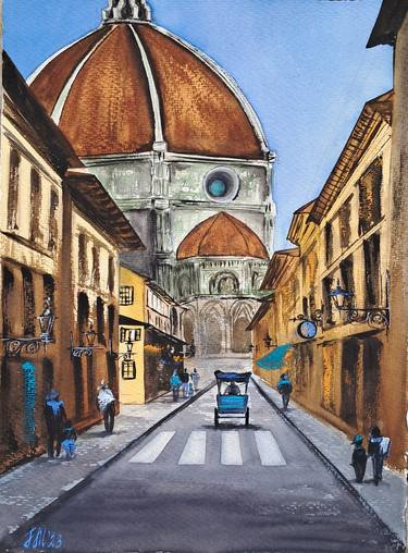 Print of Architecture Paintings by Yuliia Sharapova