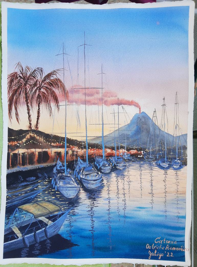 Original Seascape Painting by Yuliia Sharapova