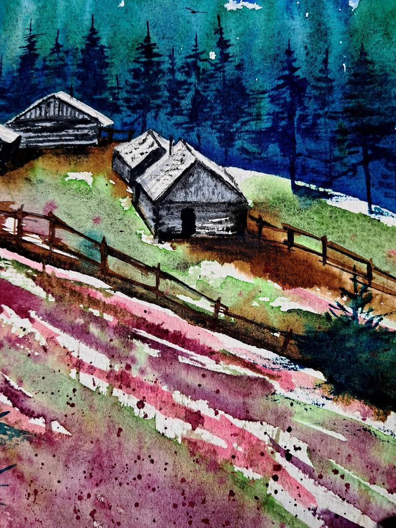 Original Landscape Painting by Yuliia Sharapova