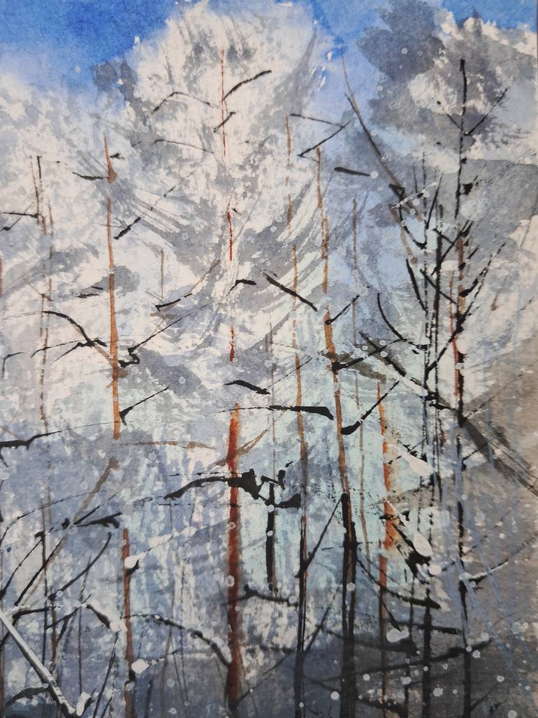 Original Contemporary Landscape Painting by Yuliia Sharapova