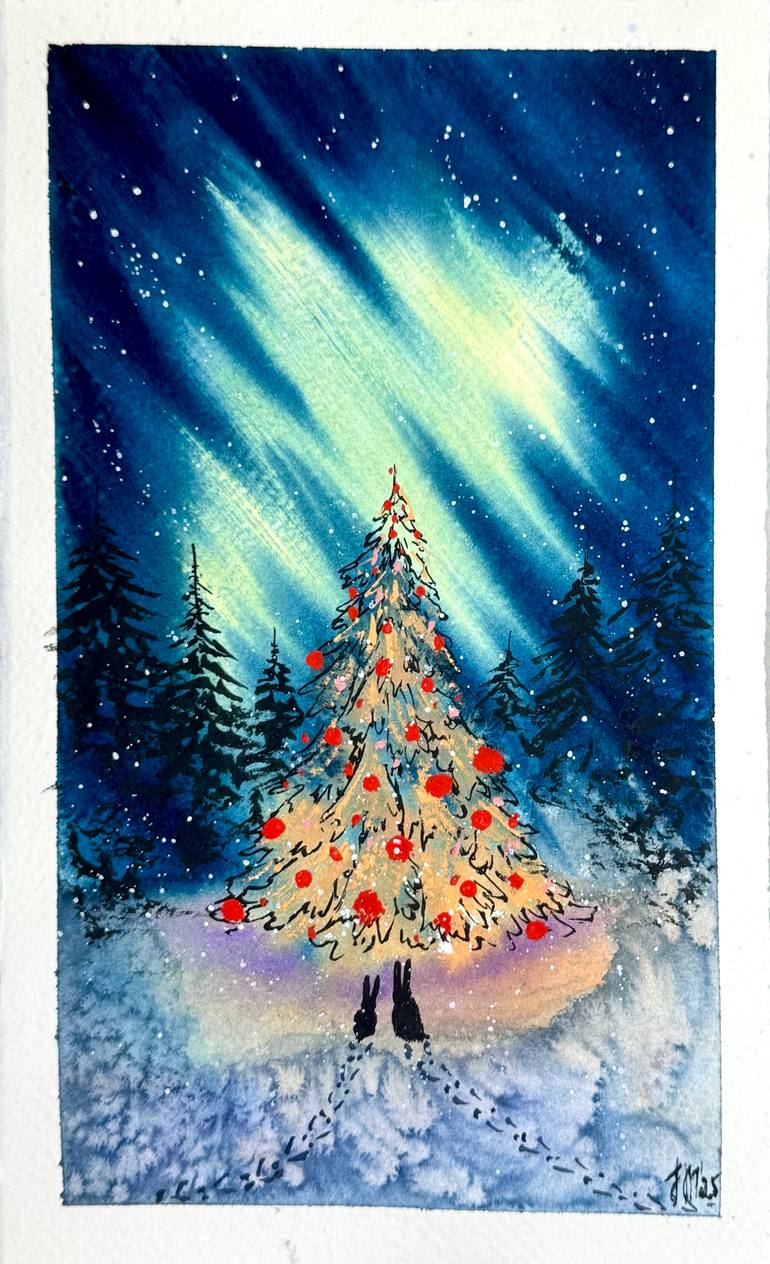 Original Contemporary Landscape Painting by Yuliia Sharapova