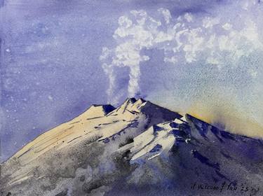 Original Expressionism Landscape Paintings by Yuliia Sharapova