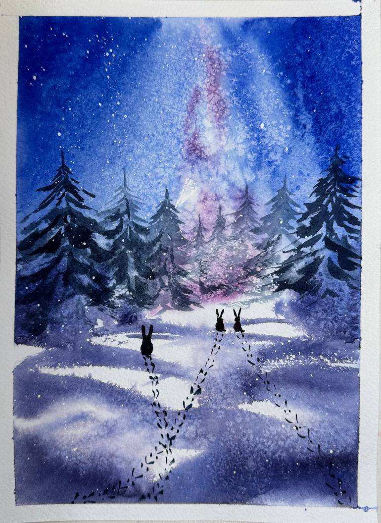 Original Contemporary Landscape Painting by Yuliia Sharapova