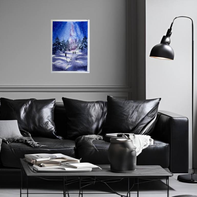 Original Contemporary Landscape Painting by Yuliia Sharapova
