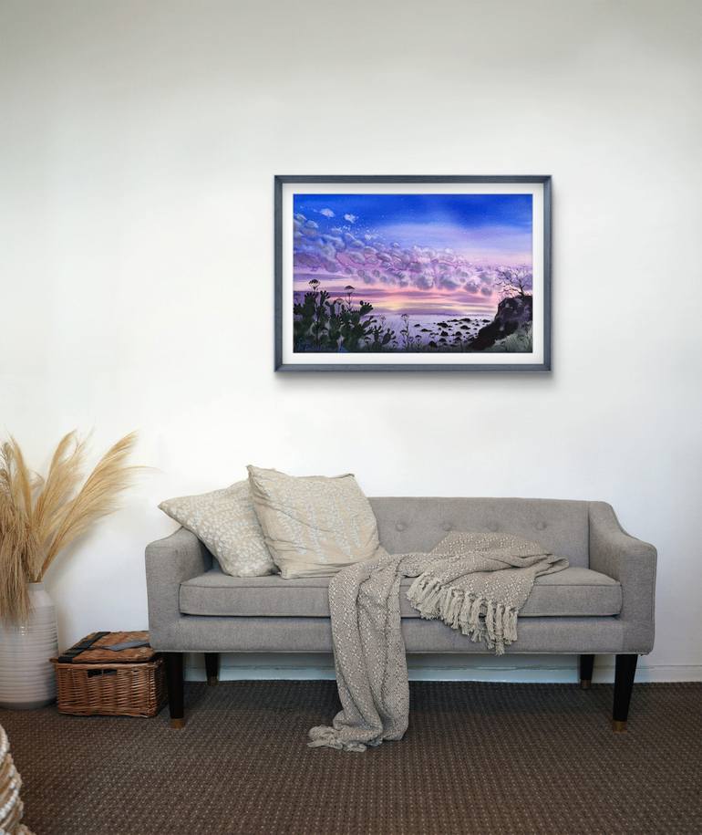 Original Contemporary Seascape Painting by Yuliia Sharapova