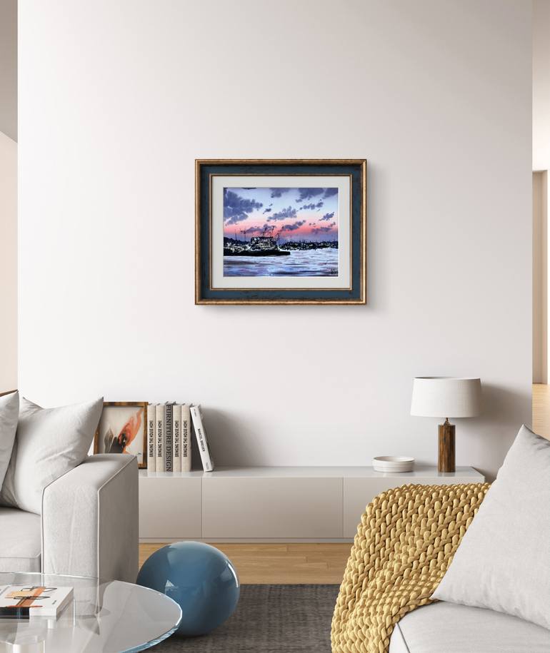 Original Impressionism Seascape Painting by Yuliia Sharapova