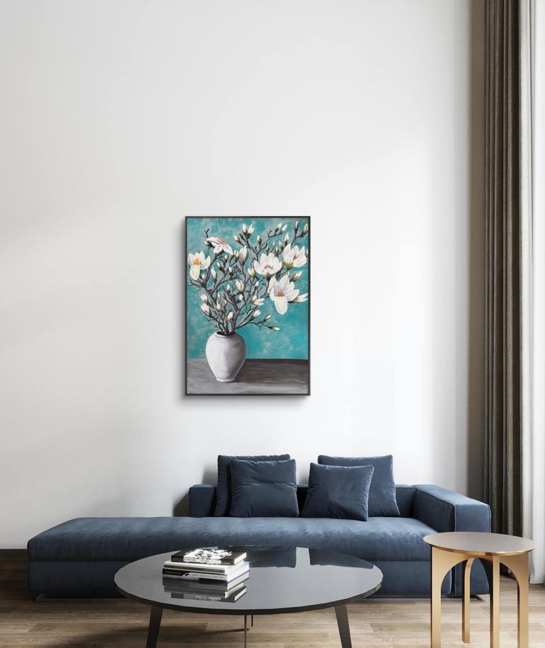 Original Contemporary Botanic Painting by Yuliia Sharapova