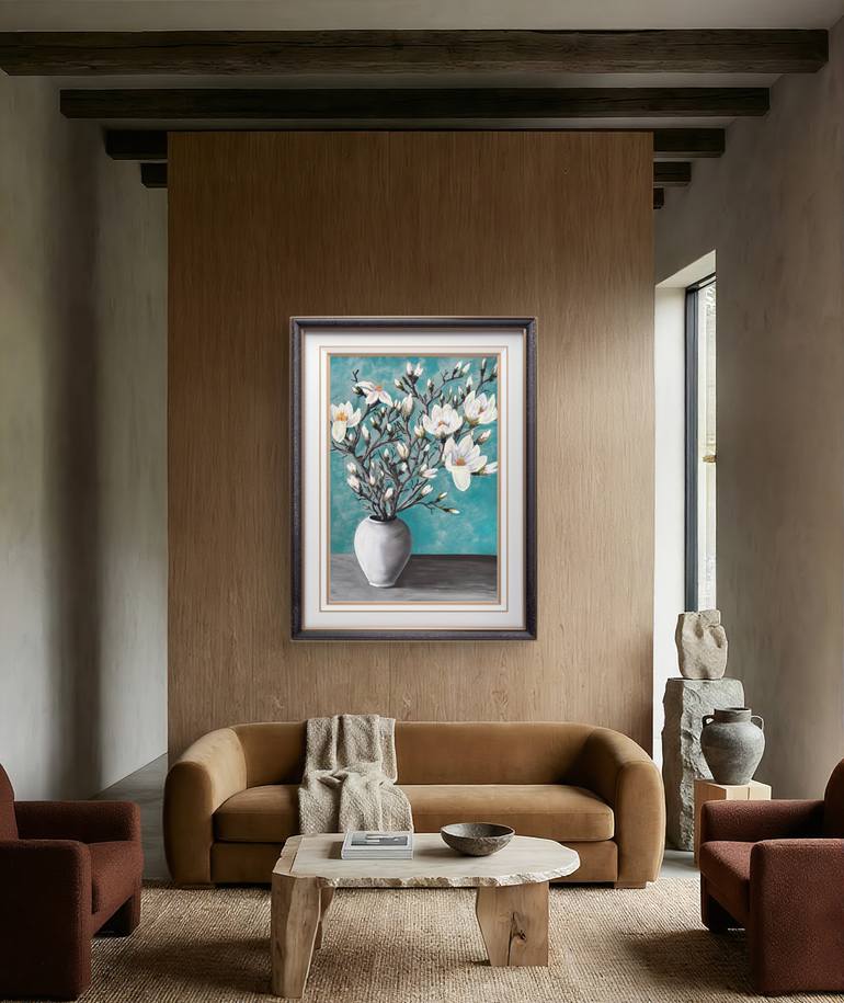 Original Contemporary Botanic Painting by Yuliia Sharapova