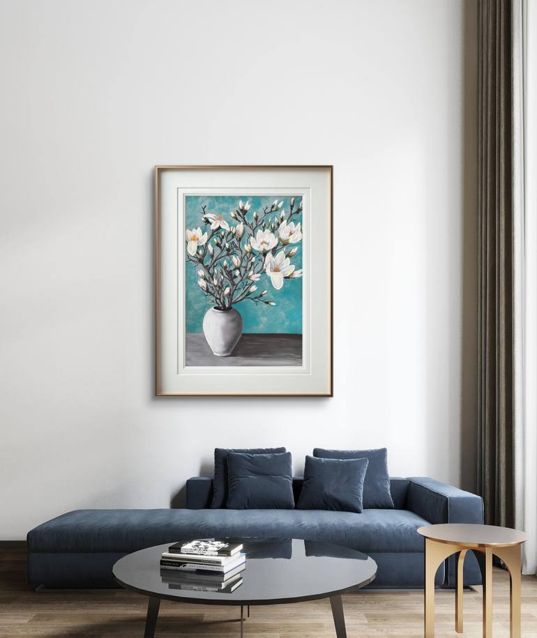 Original Contemporary Botanic Painting by Yuliia Sharapova