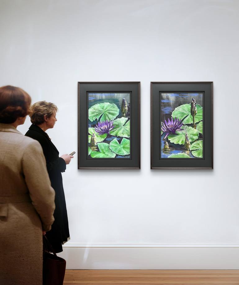 Original Contemporary Botanic Drawing by Yuliia Sharapova