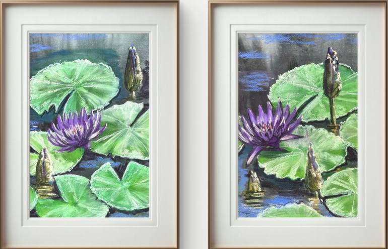 Original Contemporary Botanic Drawing by Yuliia Sharapova