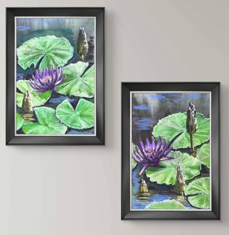 Original Contemporary Botanic Drawing by Yuliia Sharapova