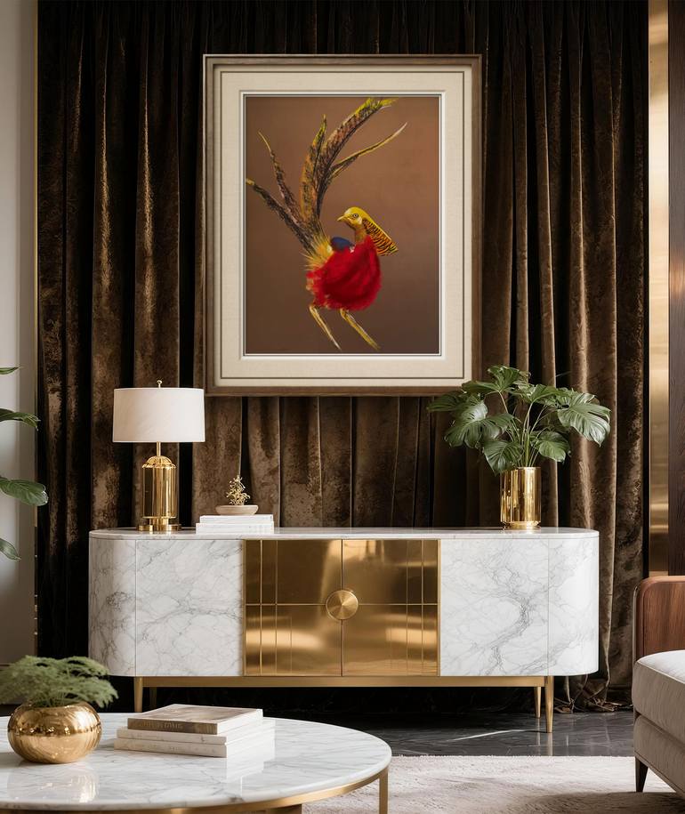 Original Illustration Animal Drawing by Yuliia Sharapova