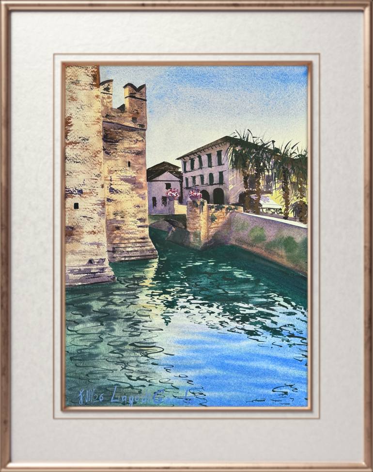 Ortigia. Siracusa. Sicily. Italy. Painting by Yuliia Sharapova