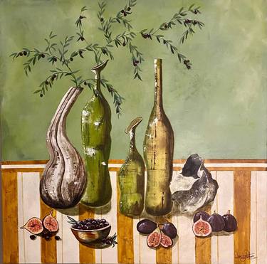 Original Expressionism Food & Drink Paintings by Wendy Peters