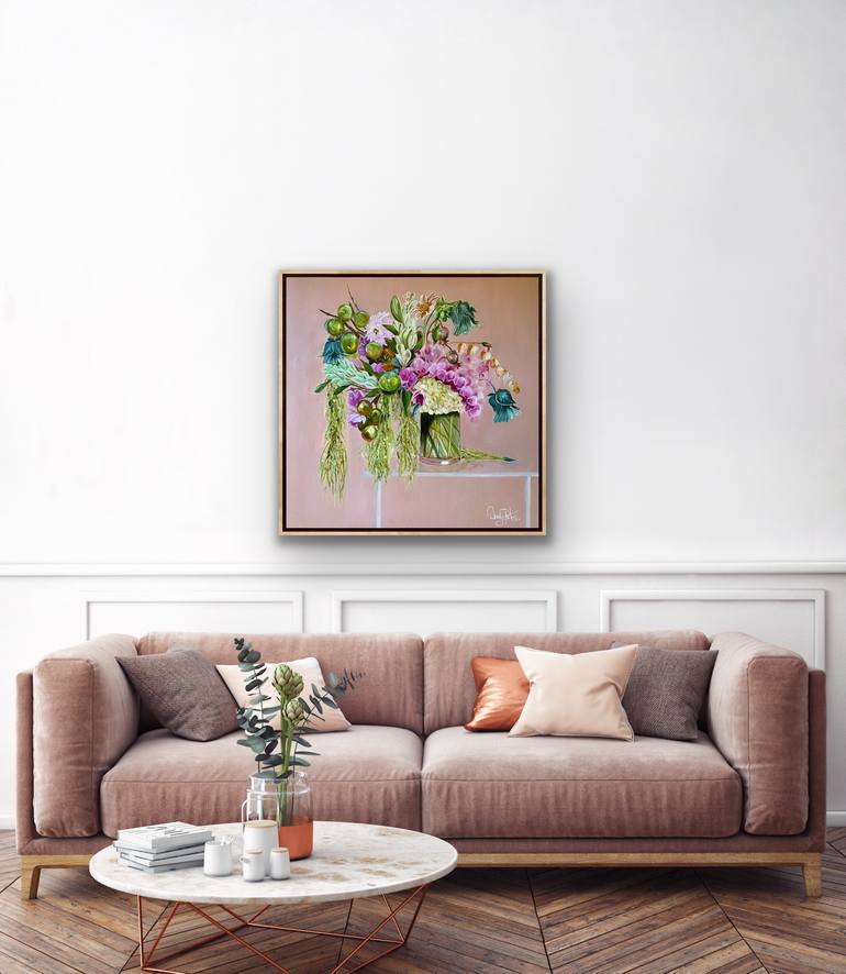 Original Contemporary Botanic Painting by Wendy Peters