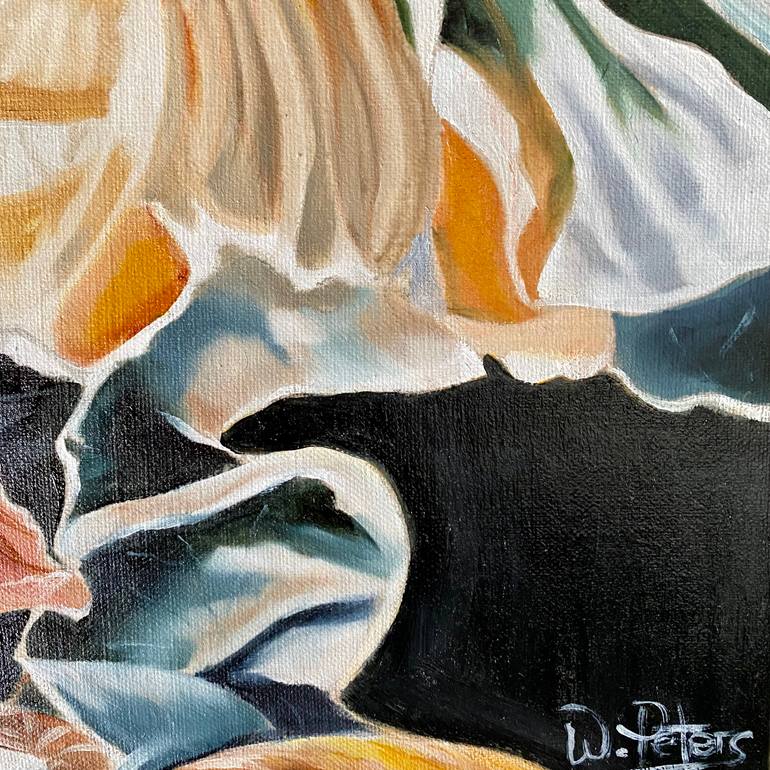 Original Abstract Expressionism Botanic Painting by Wendy Peters