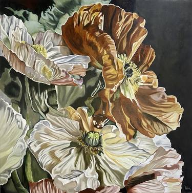 Original Abstract Botanic Printmaking by Wendy Peters