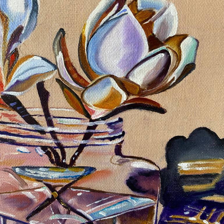 Original Contemporary Botanic Painting by Wendy Peters