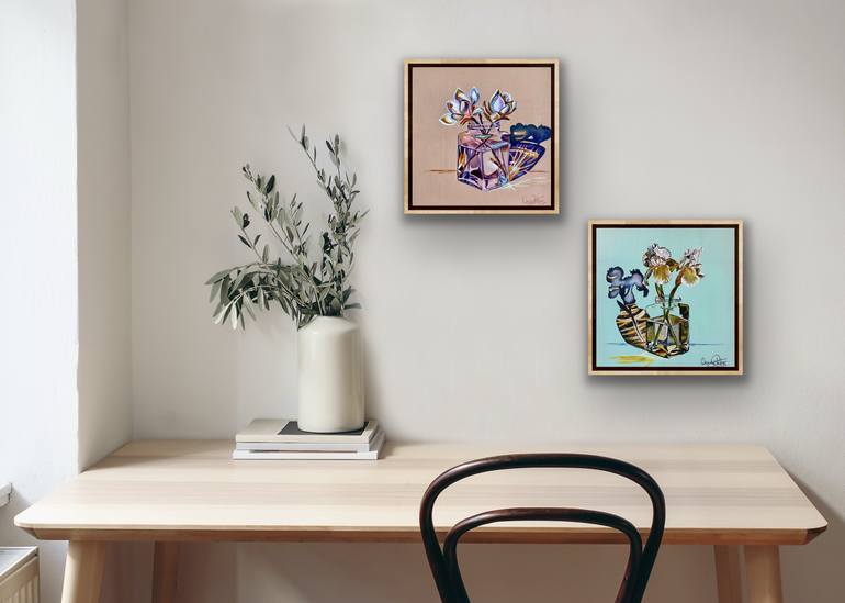 Original Contemporary Botanic Painting by Wendy Peters
