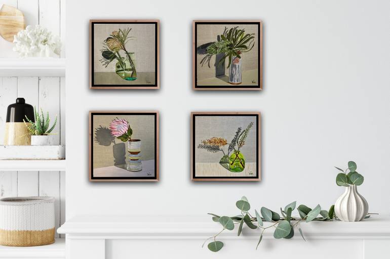 Original stilllife Botanic Painting by Wendy Peters