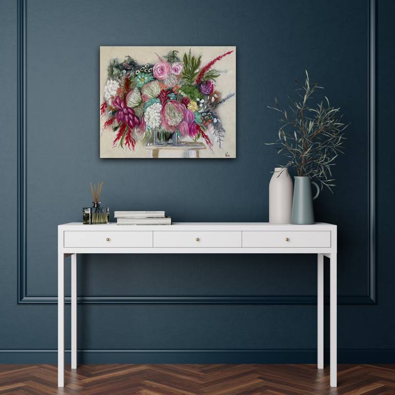 Original Modern Botanic Painting by Wendy Peters