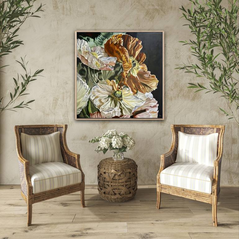 Original Modern Botanic Painting by Wendy Peters