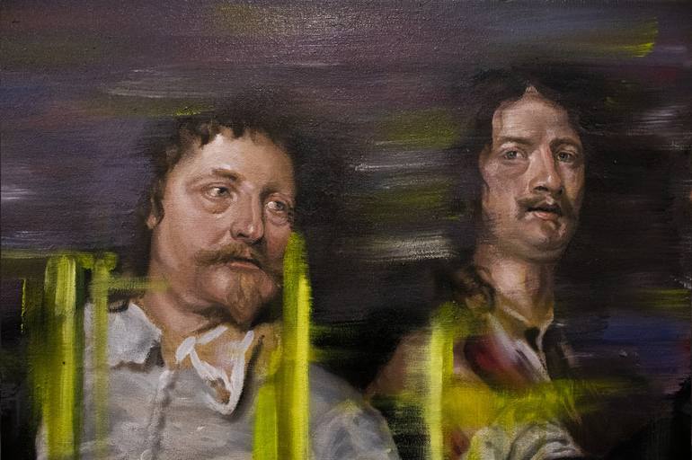 Original People Painting by Lukas Leisinger