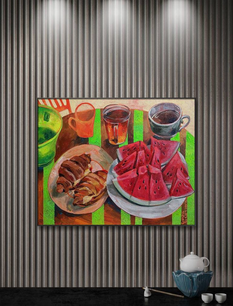 Original Pop Art Still Life Painting by Dasha Denysova