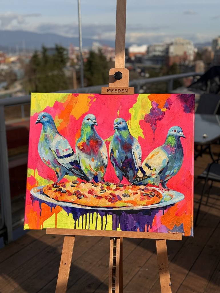 Original Conceptual Animal Painting by Dasha Denysova