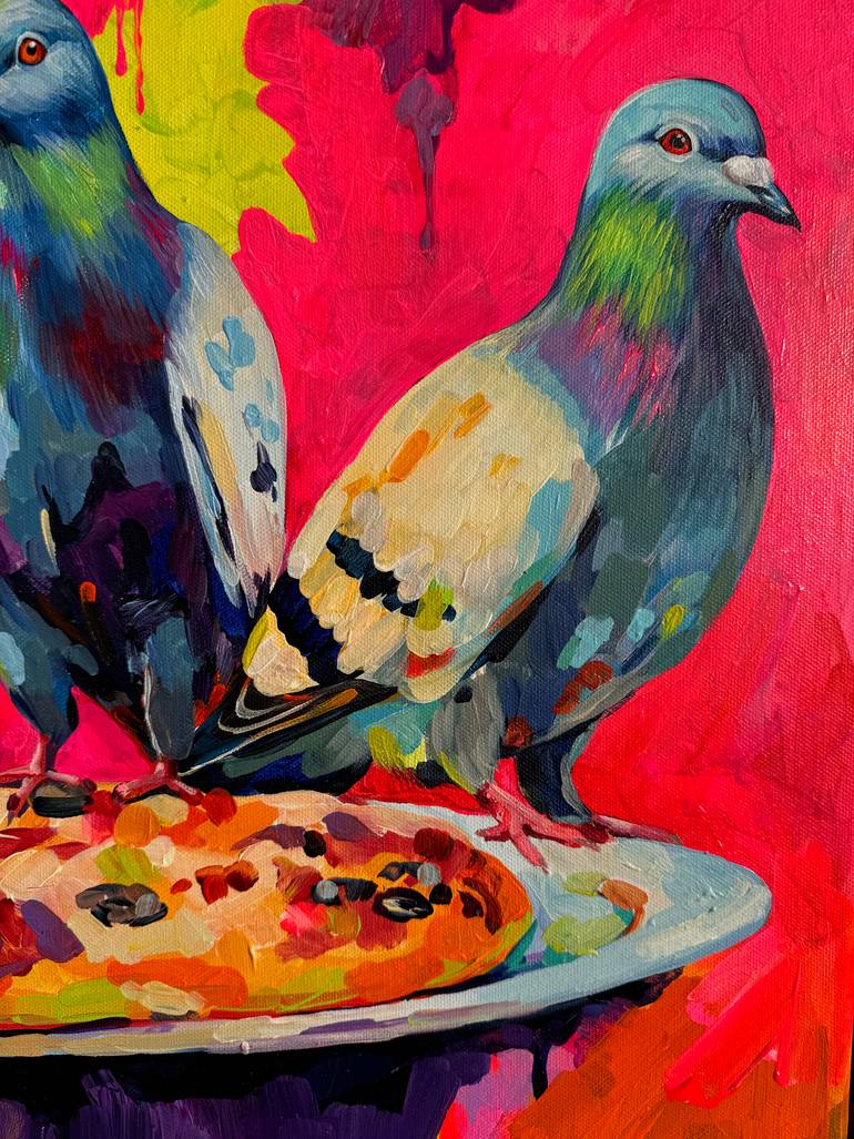 Original Conceptual Animal Painting by Dasha Denysova