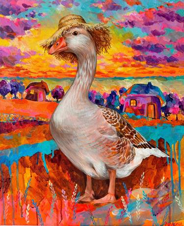 Print of Impressionism Animal Paintings by Dasha Denysova