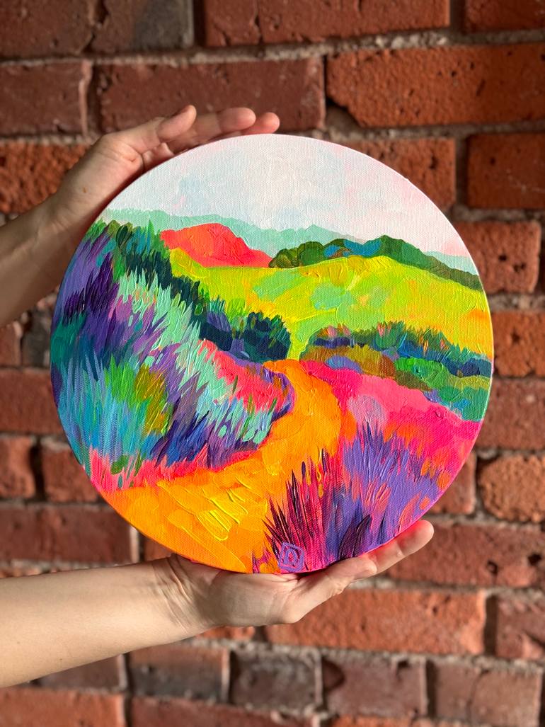 Original Abstract Landscape Painting by Dasha Sova