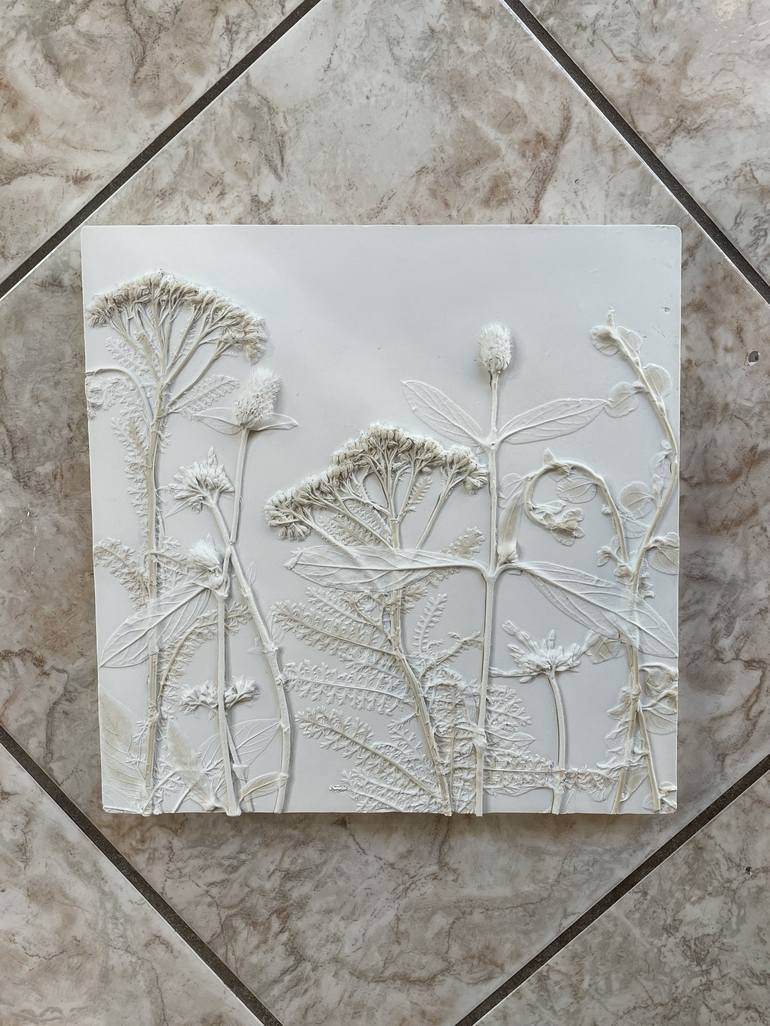 Original Fine Art Floral Sculpture by Ruth Welter