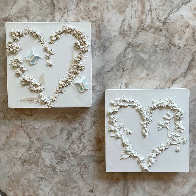 Original Documentary Love Sculpture by Ruth Welter