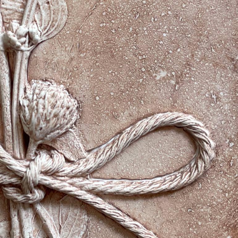 Original Documentary Floral Sculpture by Ruth Welter