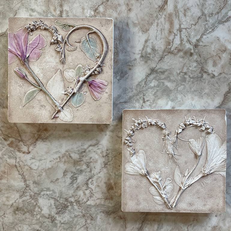 Original Documentary Love Sculpture by Ruth Welter