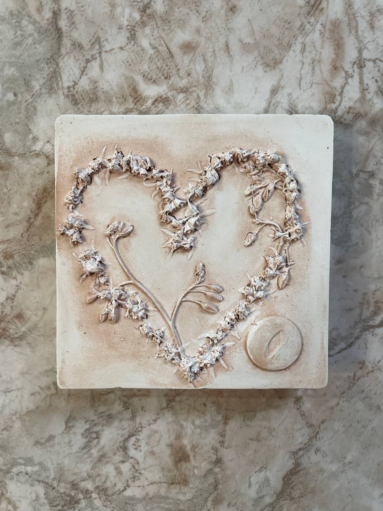 Original Documentary Love Sculpture by Ruth Welter