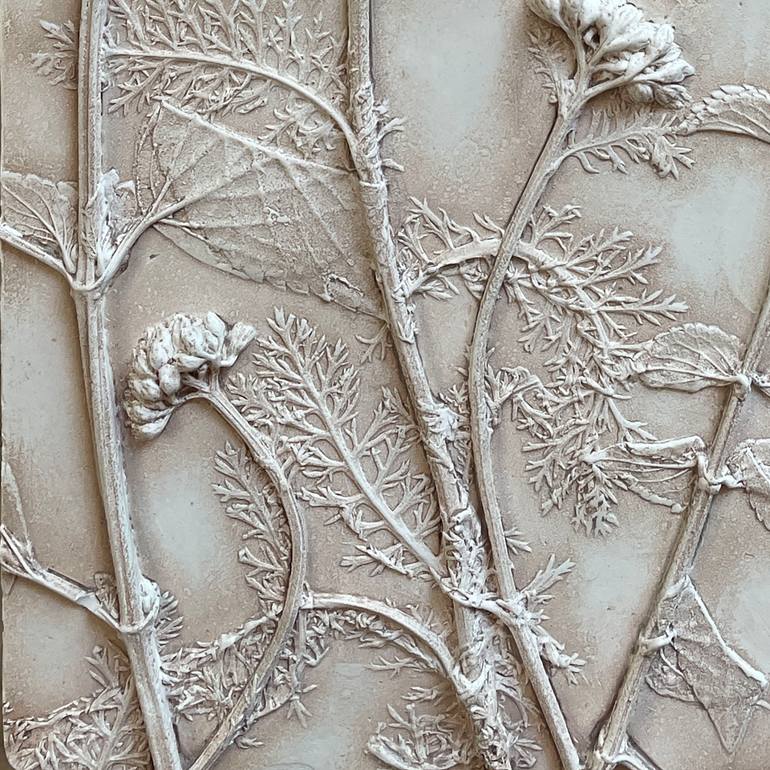 Original Minimalism Botanic Sculpture by Ruth Welter