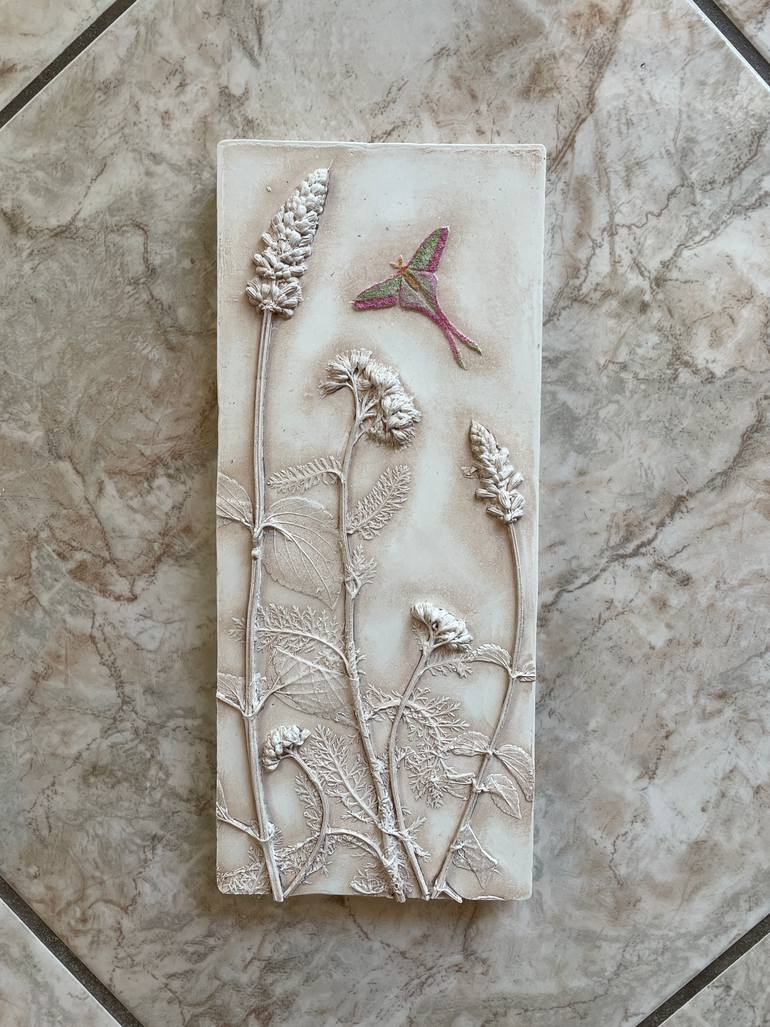 Original Minimalism Botanic Sculpture by Ruth Welter