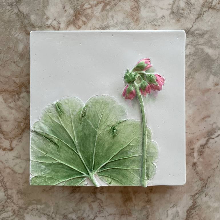 Original Realism Floral Sculpture by Ruth Welter