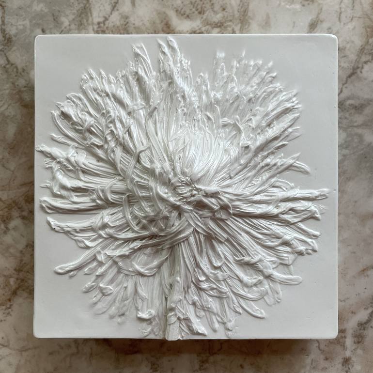 Original Fine Art Floral Sculpture by Ruth Welter