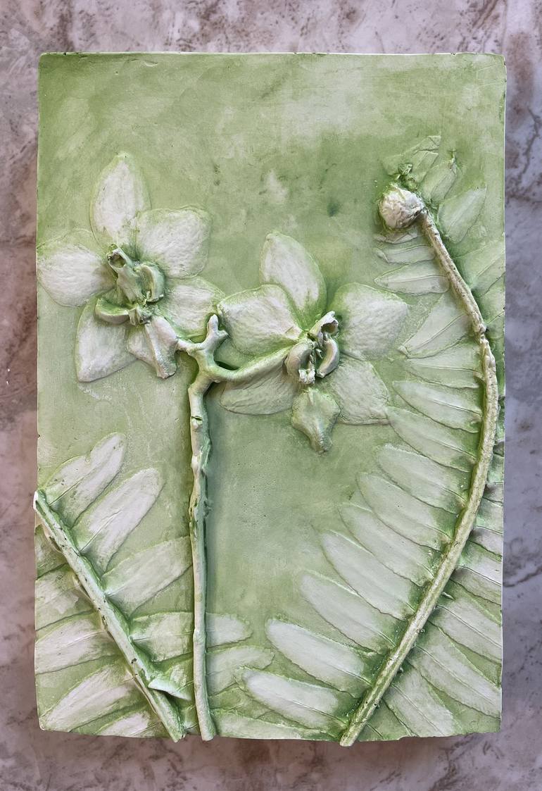 Original Fine Art Botanic Sculpture by Ruth Welter