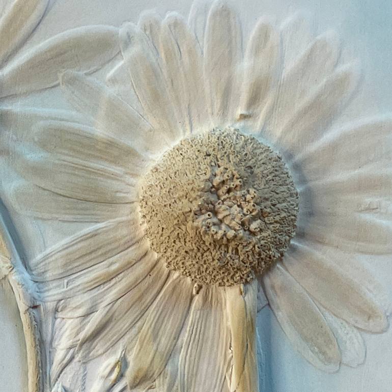 Original Minimalism Floral Sculpture by Ruth Welter