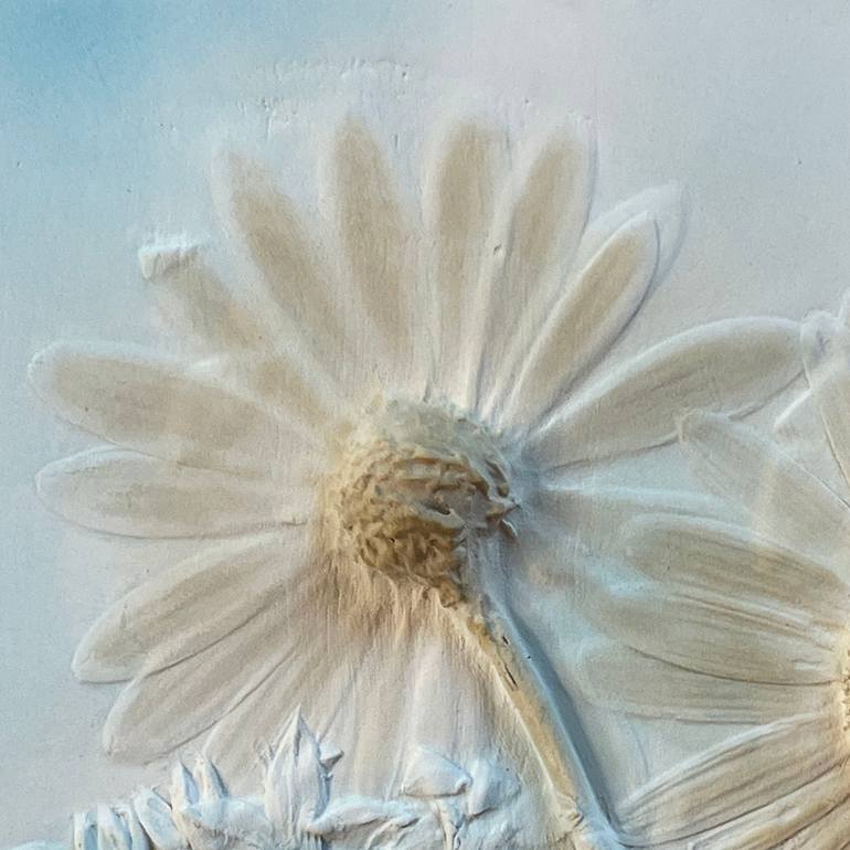 Original Minimalism Floral Sculpture by Ruth Welter