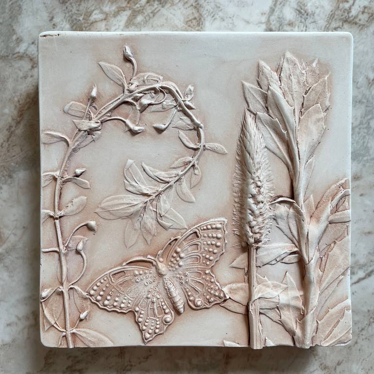 Original Modernism Garden Sculpture by Ruth Welter