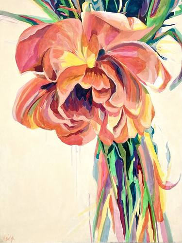 Original Modern Floral Paintings by Marita Gentry