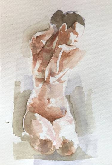 Original Figurative Nude Paintings by Zsolt Maticska